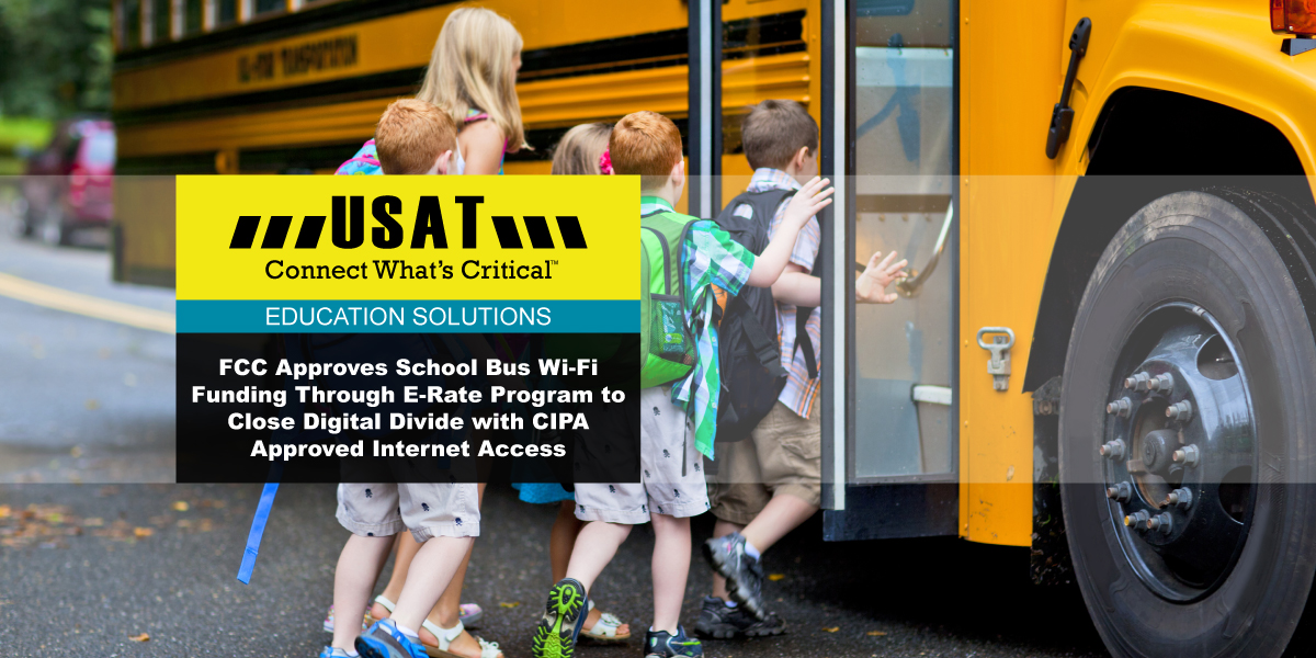 Featured Image for “FCC Approves School Bus Wi-Fi Funding”