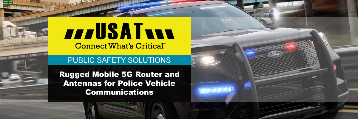 5G Router and Antennas for Law Enforcement Vehicles