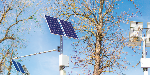Solar Array Panel for Wireless NEMA Connectivity